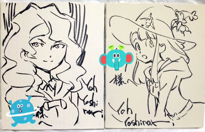 TRIGGER展で吉成さんにサインをかいていただきました…!すごかった… 