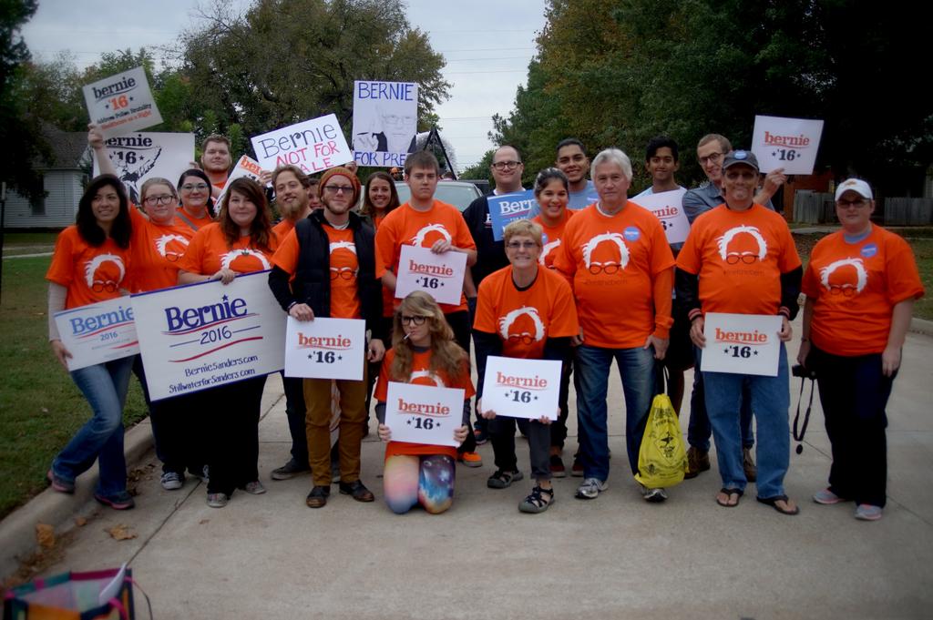 NoBidenOklahoma's tweet photo. #Stillwater #FeelTheBern #OKStateHC2015 #Bernie2016 #RedState4Bernie @STWOK4Bernie https://t.co/ihyUmgbjJo