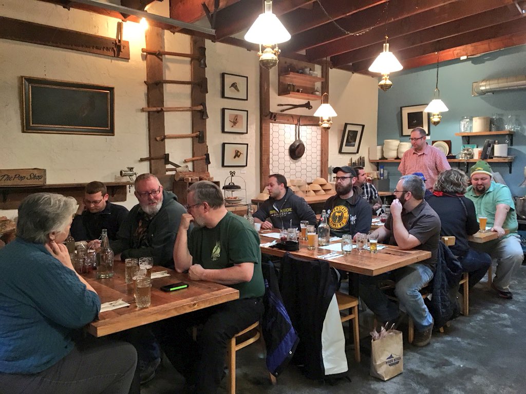 BREWPUBLIC's tweet photo. Thank you Alex & @Oldsaltpdx for hosting an amazing recovery beerunch for #KBW15 https://t.co/zQ9RBB7azy