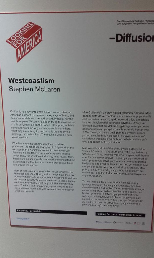 DeAthCardiff's tweet photo. Pleased to stumble into 'Westcoastism' upstairs at @vuecinemas Cardiff #Diffusion2015 https://t.co/k8nWtMftnC