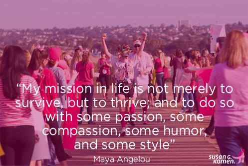 KomenColorado's tweet photo. We love this quote! What is your mission in life? #BelieveInPink #BreastCancer #KomenColorado #BCAM https://t.co/HuQxy5s5YT
