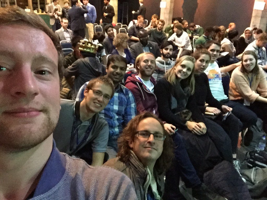 tripgenieworld's tweet photo. Got ma whole team here!!! #3DSEdin #pitch #startupworldwide @launch_ed https://t.co/srJ5WLTuRs