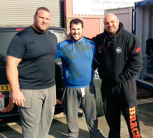 LinnieFitness's tweet photo. Our own @LINNIEKING &amp; #BigBillz with @biglozstrongman &amp; @terryhollands at the #Northamptonshire'sStrongestMan event https://t.co/kaRbIOsGPU