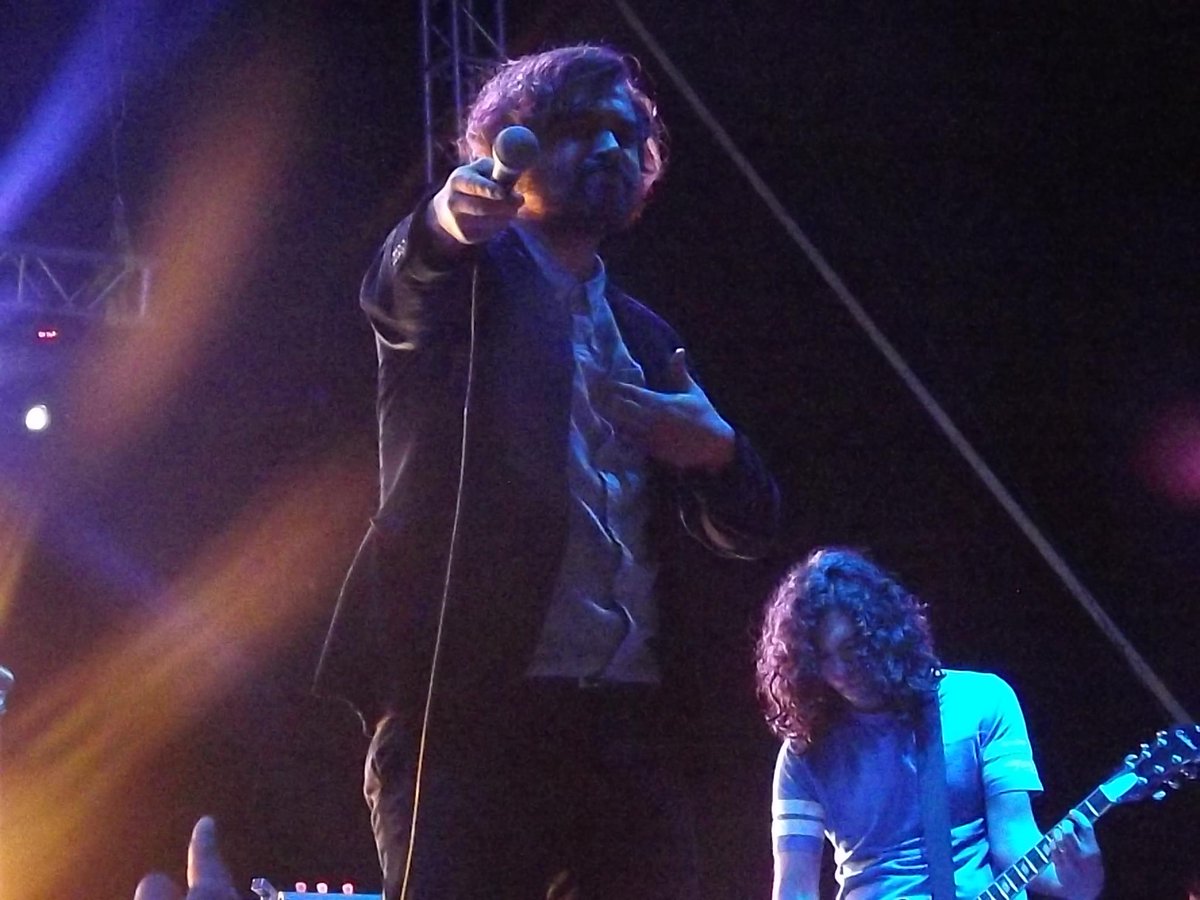 Inrocktv's tweet image. Ayer @enjambremx en el escenario del @FestCentralMx en Toluca. 🎸