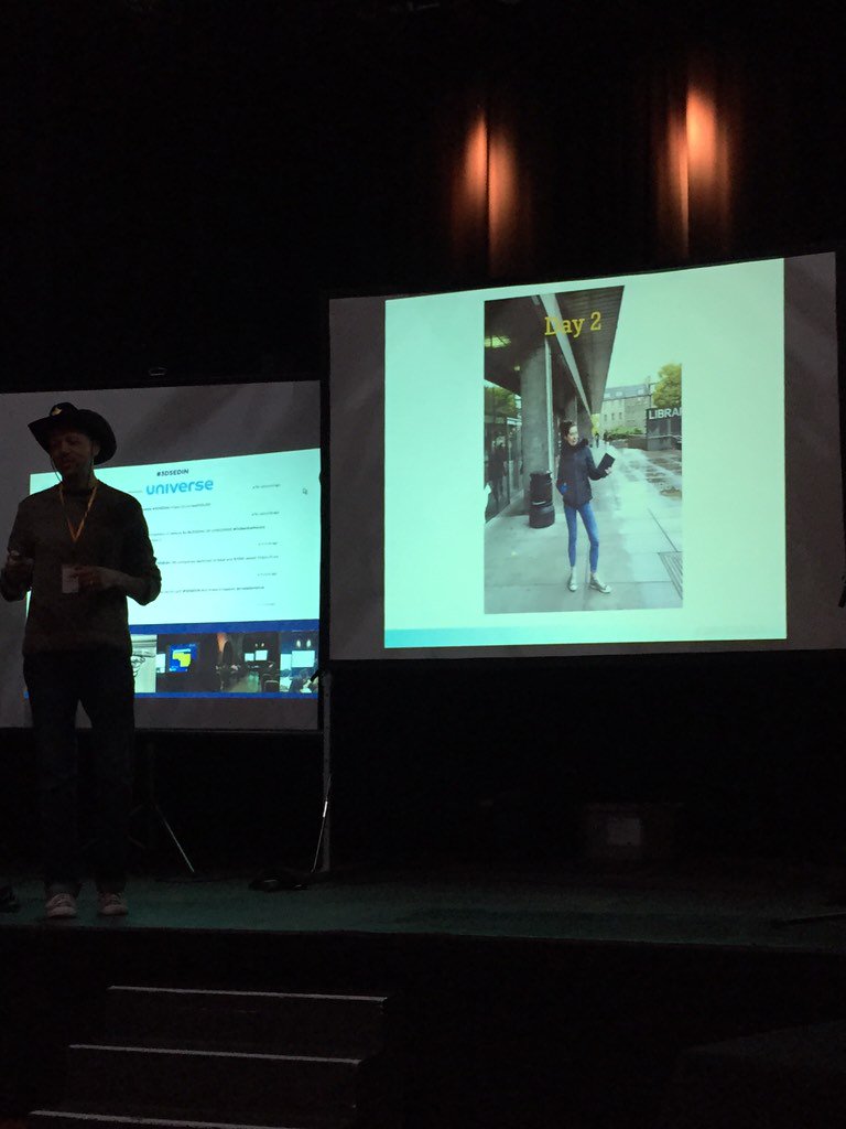tripgenieworld's tweet photo. One of our very own made it into the #3DSEDIN final presentation tonight @launch_ed @maiadonohue #lol https://t.co/A9JSw0S2ME