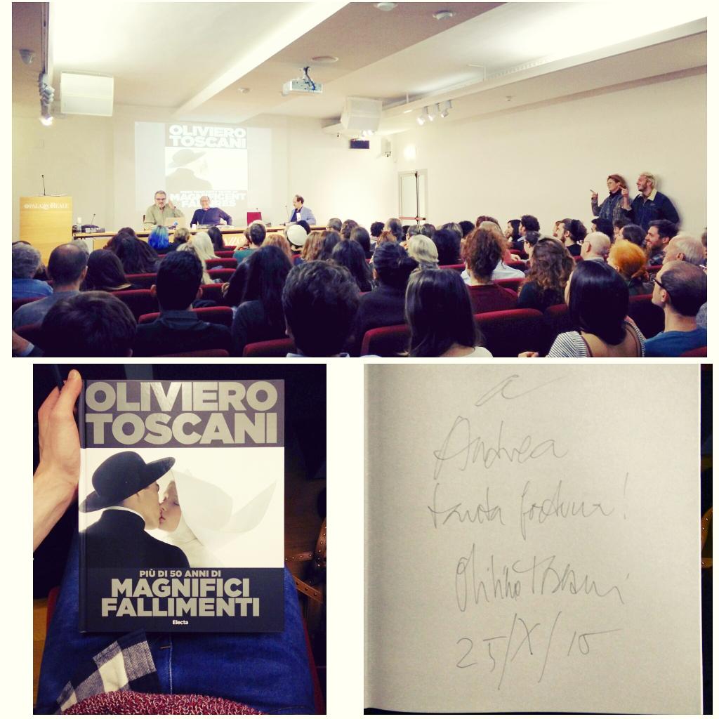 AndreaMelato1's tweet photo. "A Andrea, tanta fortuna" #Olivierotoscani
Ciao. Ah, grazie #Milano, #bookcitymilano #bcm #bcm2015 https://t.co/AyO6U1jZwJ