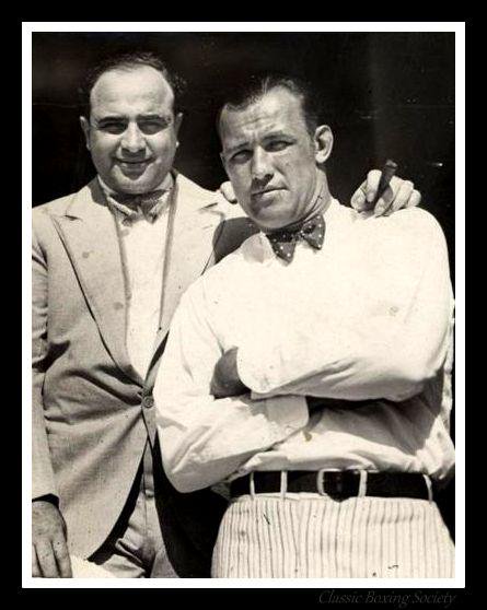 SocietyBoxing's tweet photo. Al Capone with Jack Sharkey - Miami Beach, Florida - Feb 13, 1929 (Day before St. Valentine's Day Massacre) #boxing https://t.co/761h9147M9