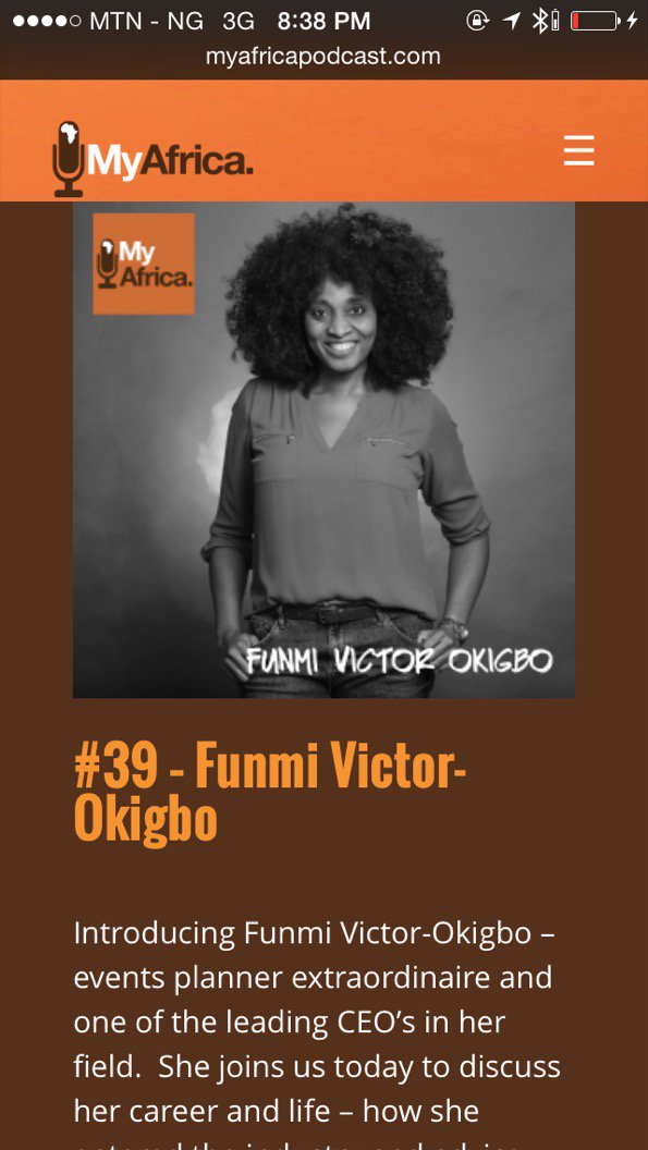 designerkath's tweet photo. #MyAfricaPodcast #AndreBlaze #FunmiVictorOkigbo #GetCloser https://t.co/g8SO4BVJoN https://t.co/0k1lXQR5lR
