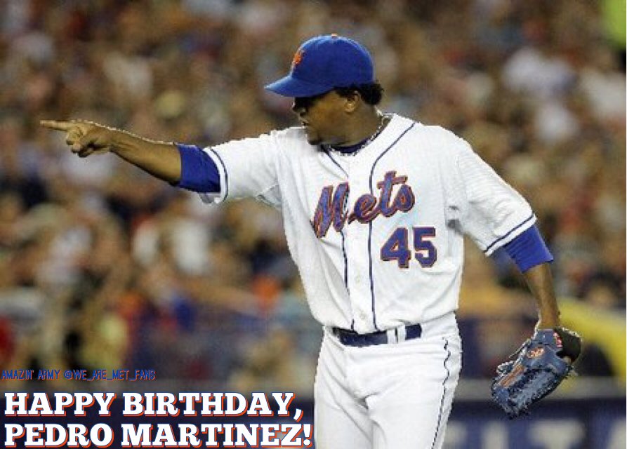 REmessage to wish Pedro Martinez a happy birthday!  