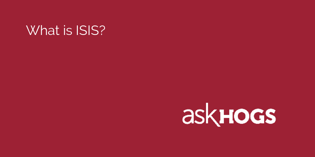 AskHogs's tweet image. What is ISIS?

The answer may surprise you: asku.co/AskHogs/questi…