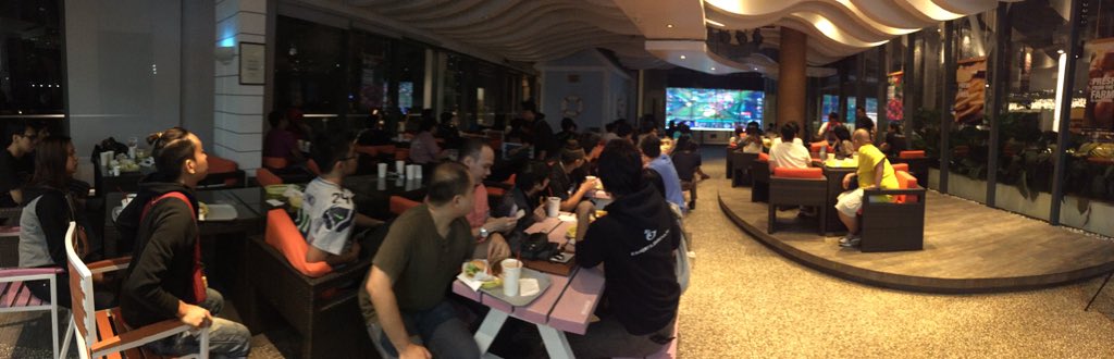 pgslol's tweet photo. Full house tonight. You guys are awesome!

Game 2 - Can FNC still pull this off? #Worlds #HowPHWorlds @CaliBurgerPH https://t.co/T5UnYFxahu