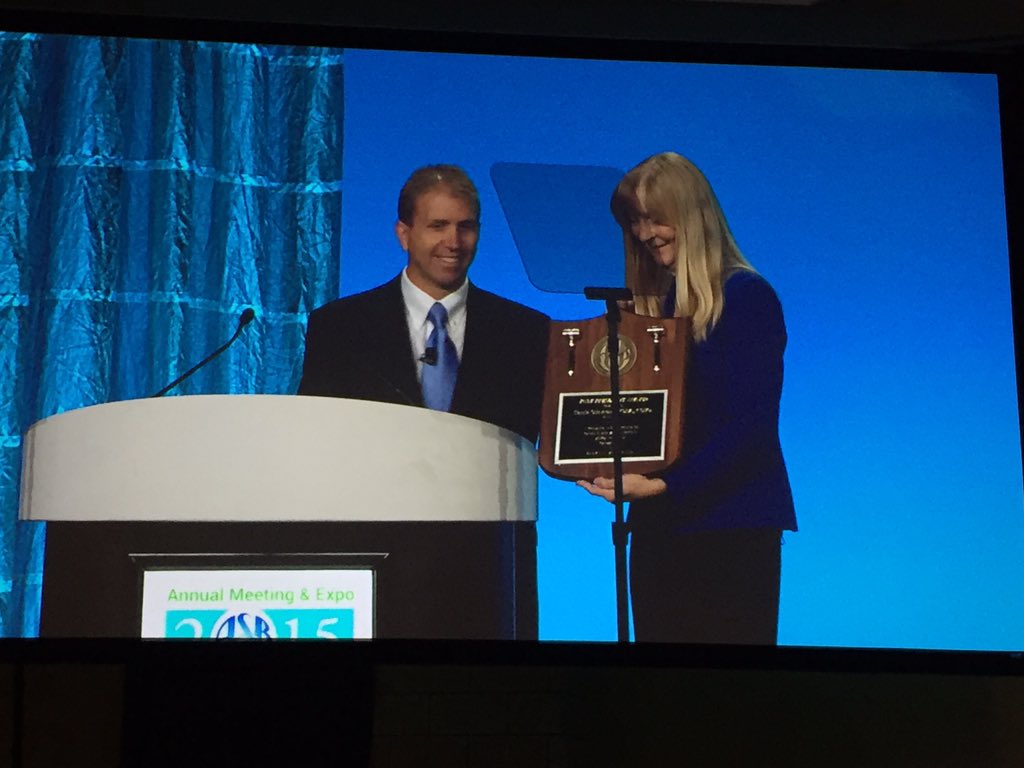 mjacoby's tweet photo. @ASBOIntl So proud of Illinois' own Terrie Simmons. Past President, ASBO International https://t.co/jiHTwKLOPu