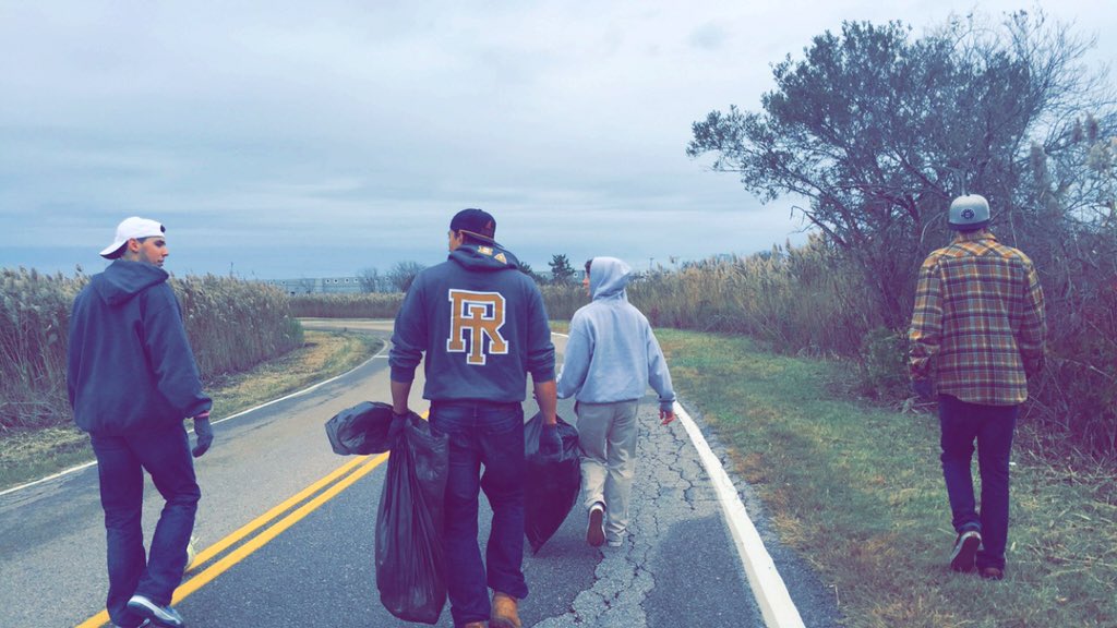 Cleaning up Narragansett today piece by piece