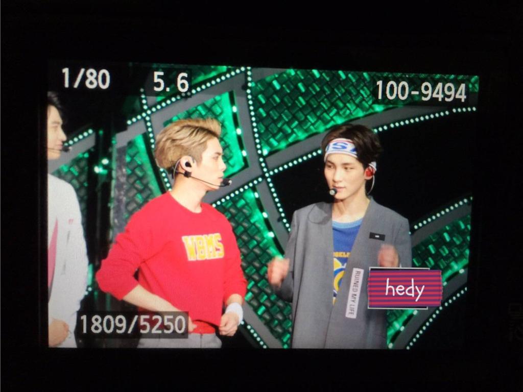 thaluuu's tweet photo. 151025 Jonghyun &amp; Key - SHINee WORLD IV in SHANGHAI (cr.hedy) 3P https://t.co/ftqQouhy1G