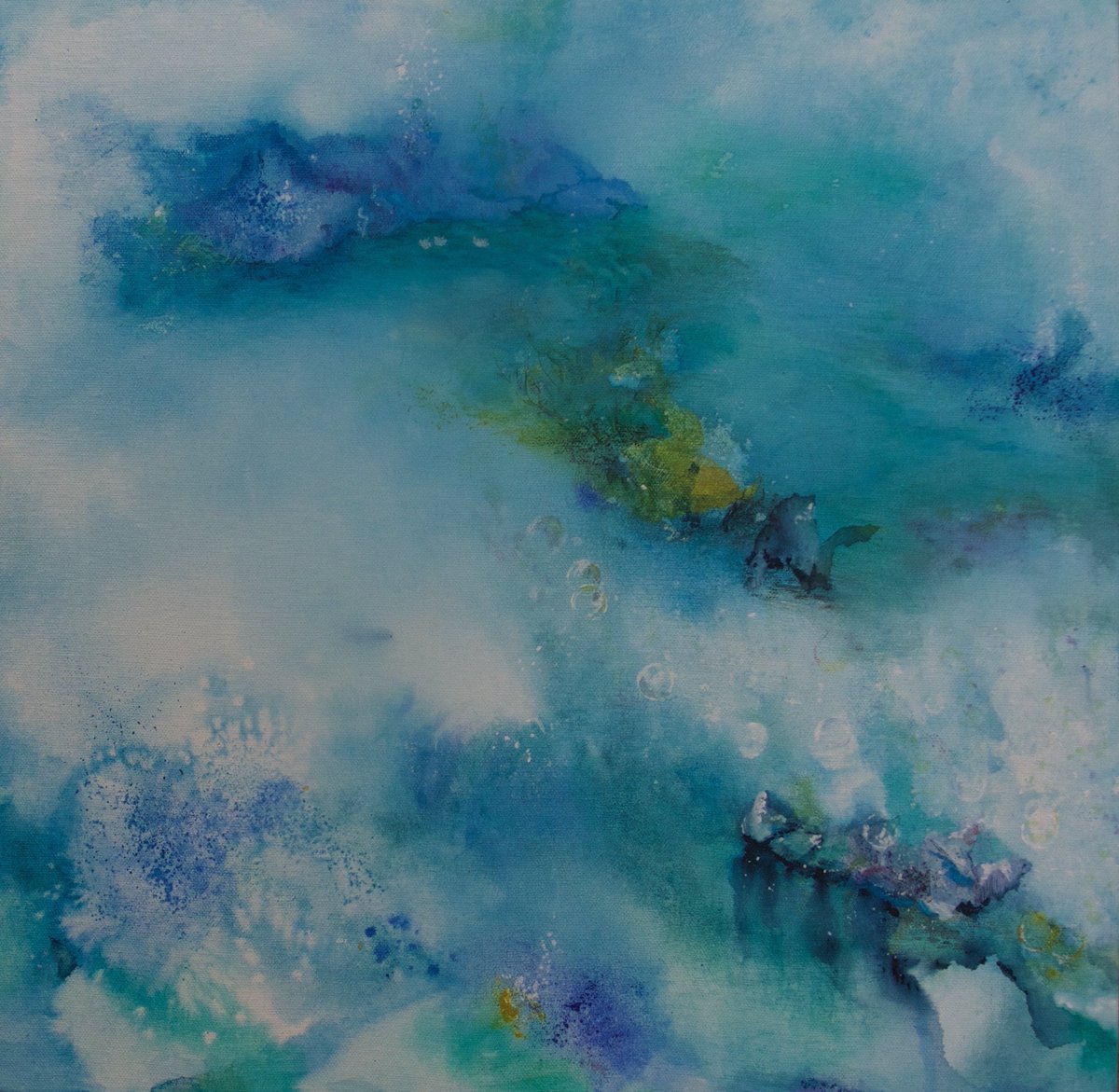 ArtIsJenny's tweet photo. Now working on the theme of water, three following.  https://t.co/5ydDysncMf #watercolor #painting #abstractwater https://t.co/QpLK7mDh6y