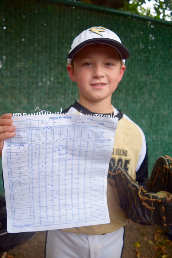 LI_Force's tweet photo. Aidan calandra for the 9u force throws a perfect game to take them to the championship....great job Aidan #goforce https://t.co/rdaUVlybhG