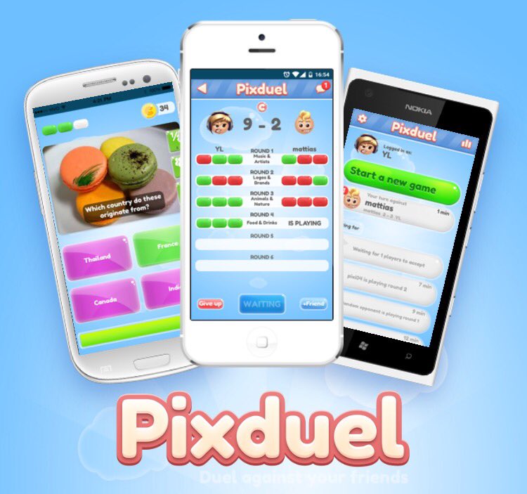 rojowil's tweet photo. Pixduel just passed 500 000 users in the US. #85 Top Overall on iOS. Pretty, pretty good! #feomedia #pixduel #viral https://t.co/cINJCQGghG