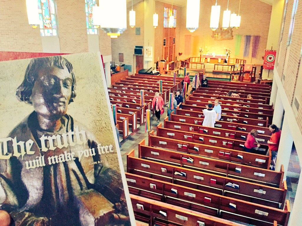 ReformationLC's tweet photo. Reformation Lutheran Church: :: #ReformationDay #PrideSunday https://t.co/1r6fBcLzD3