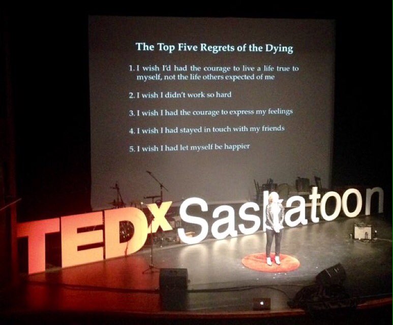 Is still floating on Cloud 9 after being elevated <a href="/TEDxSaskatoon/">TEDxSaskatoon</a>. Exceptional. Standing O to the organizers.