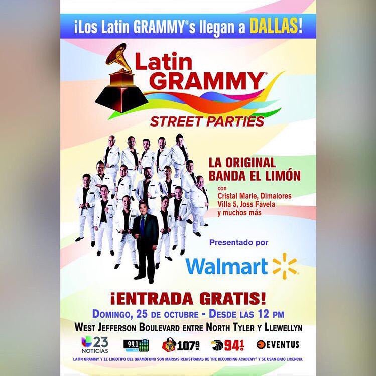 WeraRadio's tweet photo. Hoy! #LGSP en Dallas! Llega @Originallimon @LorenzoMendezz  y muchod mas! Todo empieza a las 12pm https://t.co/bvgu9YGQcd