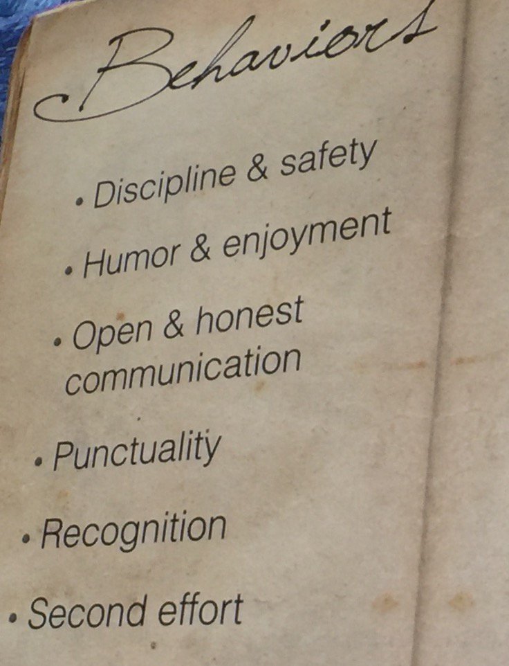 OklahomaASBO's tweet photo. Behaviors of a high performing team that fosters a positive environment. @MattMcFadyen #oklaed #asboam15 https://t.co/rRF3cSZEBB