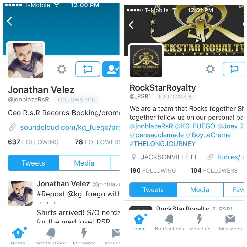 POPRECORDS_'s tweet photo. every one plz show support #RSR ROCKSTAR ROYALTY follow them thank you @jonblazeRsR @_RSR1 @SamanthaCartel https://t.co/sGOghQSX9A