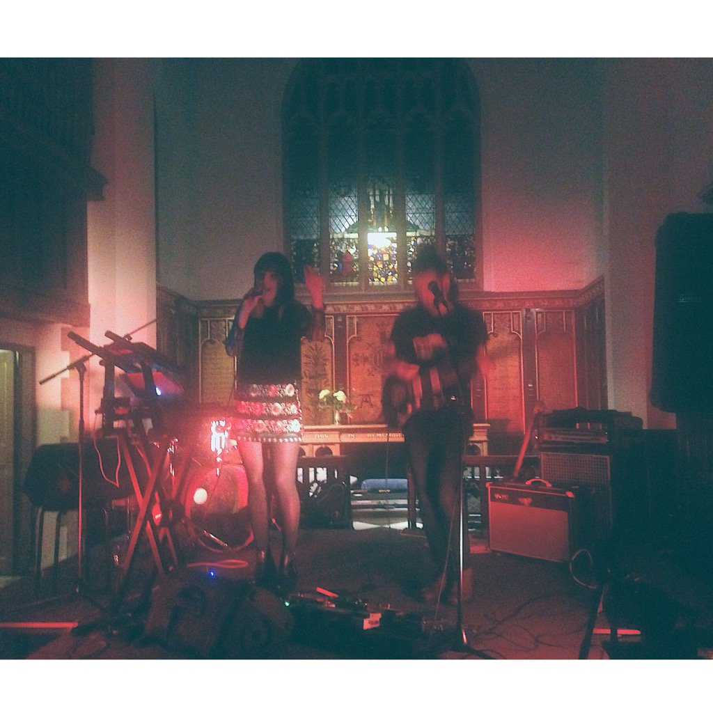 sallyandtom's tweet photo. Playing @theoldchurchN16 last night was amazing! Thanks for having us @StokeyMusicFest 🌙🌙🌙  P&amp;T x https://t.co/HE3x9bCBiq