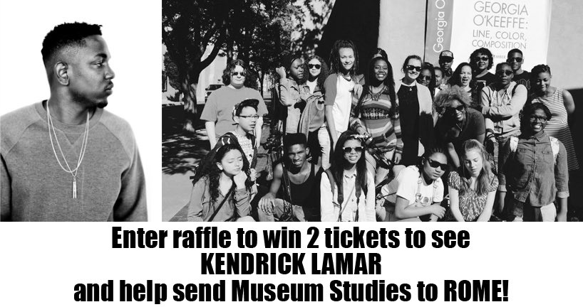 $10 for 1 /$25 for 3 raffle entries. Type "Kendrick, Museum Studies" on student credit line. app.mobilecause.com/public/campaig…