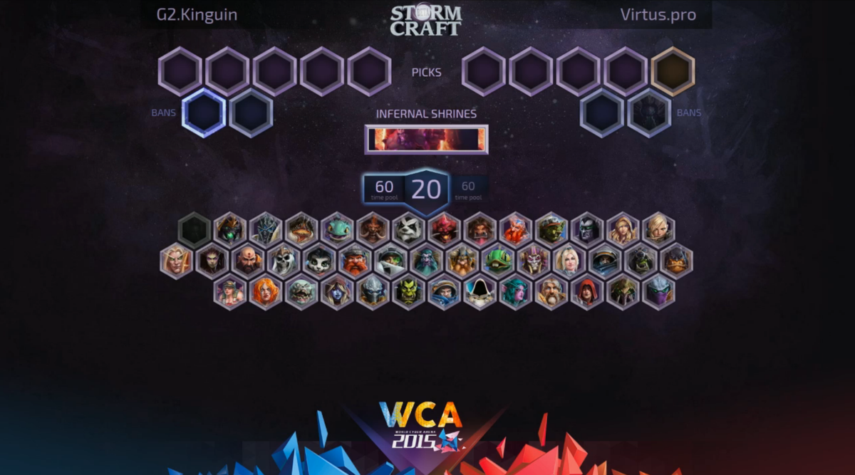 G2esports's tweet photo. The draft is live! It's G2 esports vs @TeamVirtuspro in the @WCAEurope qualifiers. https://t.co/9WyiqXby3C #G2WIN https://t.co/bohvkJ6lrf