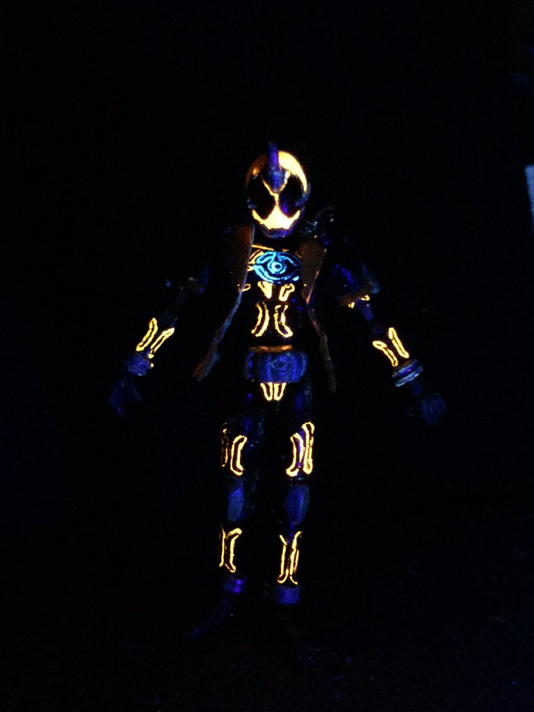 仮面ライダーゴースト オレ魂 完。マテフォ素体にソフビヒーロー使用