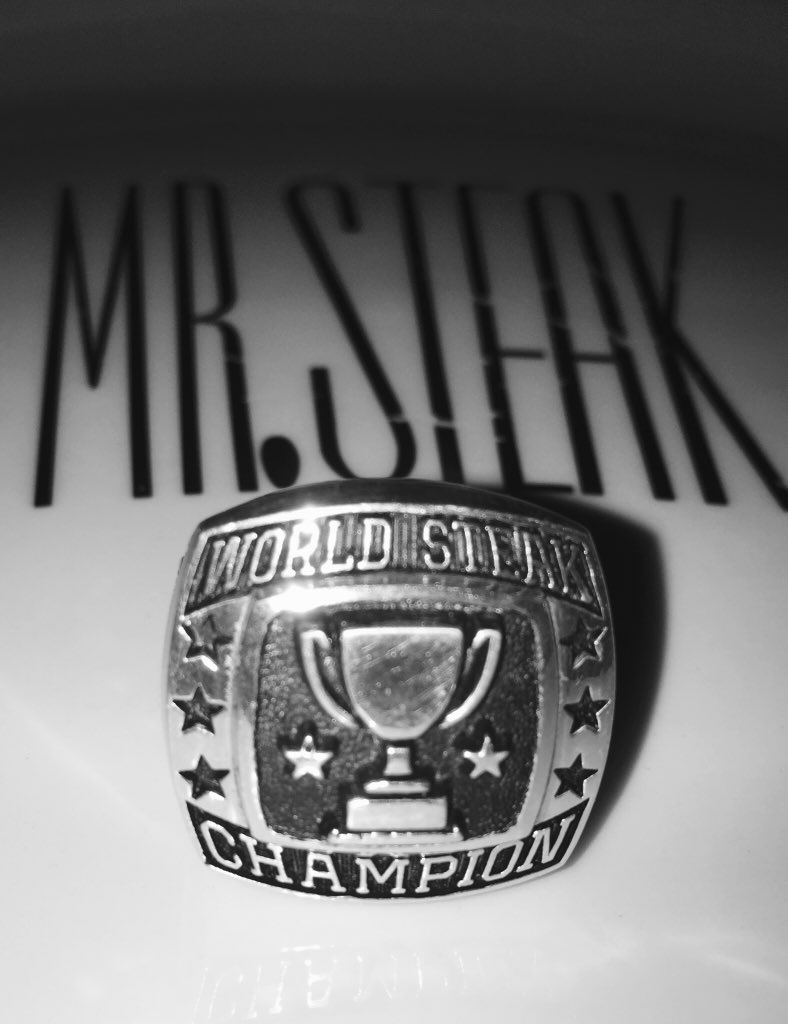 KosmosBBQ's tweet photo. Had to bring the World Steak Championship ring back to #Tuttle #Oklahoma baby! #SCA #KosmosQ https://t.co/tK8TsJJX6n