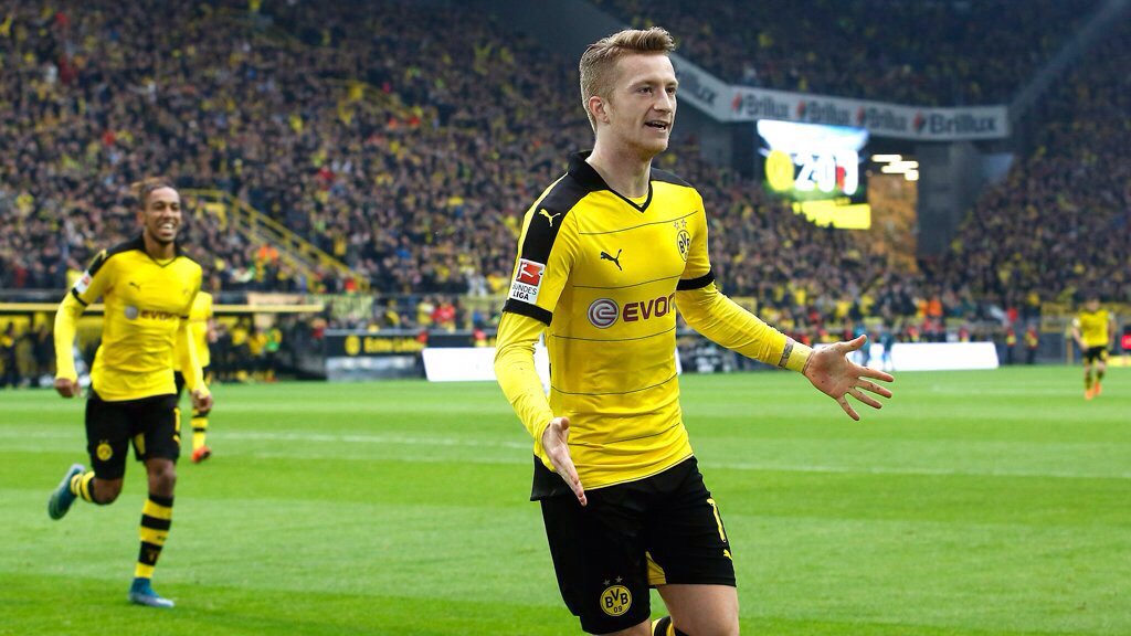 BVB_English's tweet photo. Who is your man of the match? Aubameyang, Reus, Kagawa or other? Use #letsgobvb and your reason https://t.co/Ri0XqEwHLk