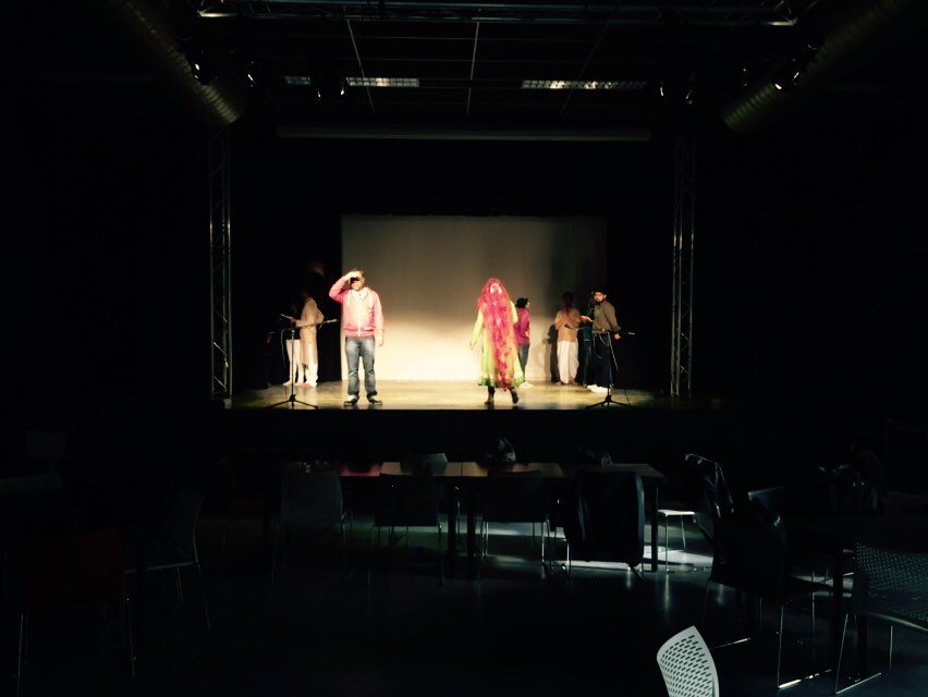 Rehearsals by <a href="/NMMRashmin/">NLD Marathi Mandal</a> today. Playing  next week (sat 31st) at <a href="/DiamantTheater/">DiamantTheater</a>!