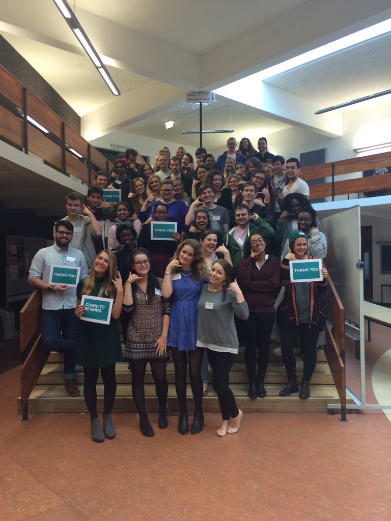 GivingToReading's tweet photo. Introducing our new fundraising team! They'll be calling @UniRdg_Alumni over the next 6 weeks! #GivingtoReading https://t.co/F3YmH3pZxs