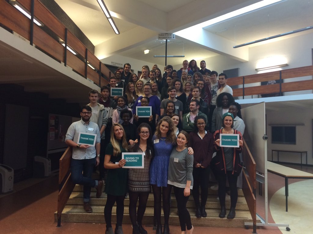 GivingToReading's tweet photo. Introducing our new fundraising team! They'll be calling @UniRdg_Alumni over the next 6 weeks! #GivingtoReading https://t.co/F3YmH3pZxs