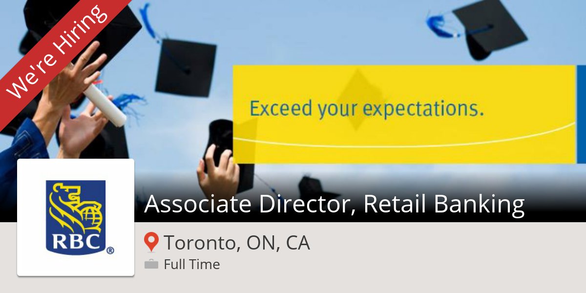 RobynZupka's tweet photo. #RBC is hiring an Associate #Director, #Retail Banking in #Toronto, apply now! #job https://t.co/AKqSZghrH5 https://t.co/eJhHGrp2Ye