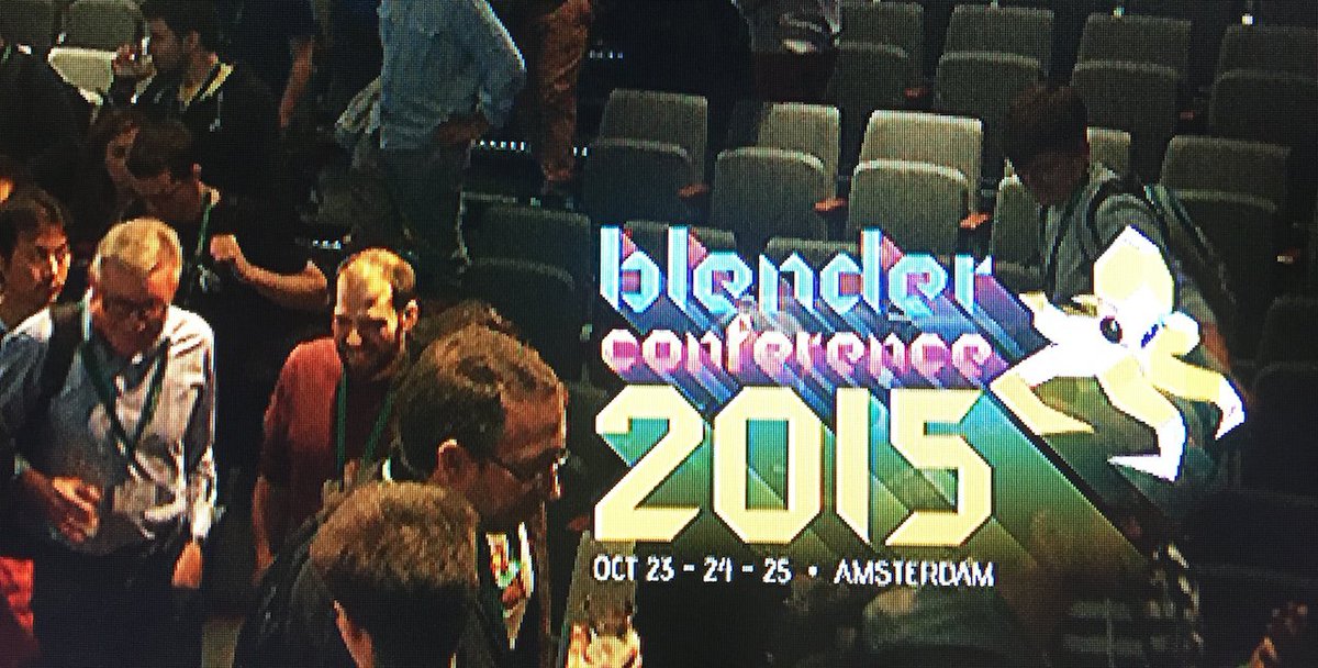 BlenderConf's tweet photo. Aaand it's a wrap! Thanks everybody for making this the best Blender Conference! #b3d #bcon15 https://t.co/hipmmSNd0Q