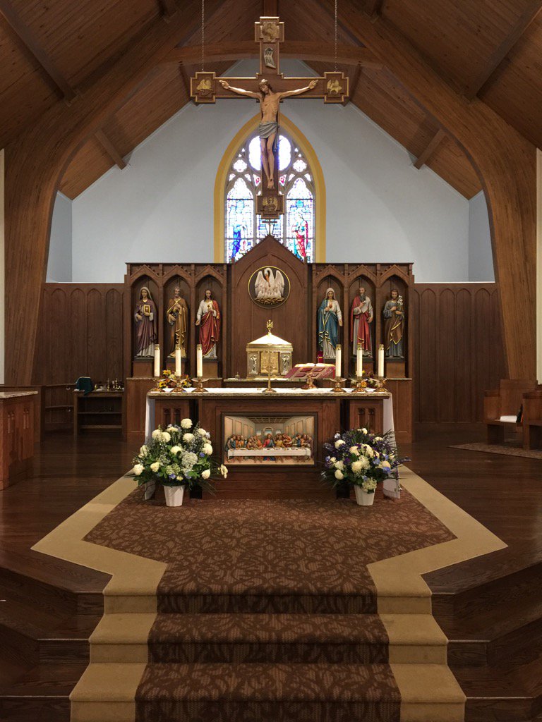 Church is the best place to go with a heavy heart...and to receive holy communion...priceless!