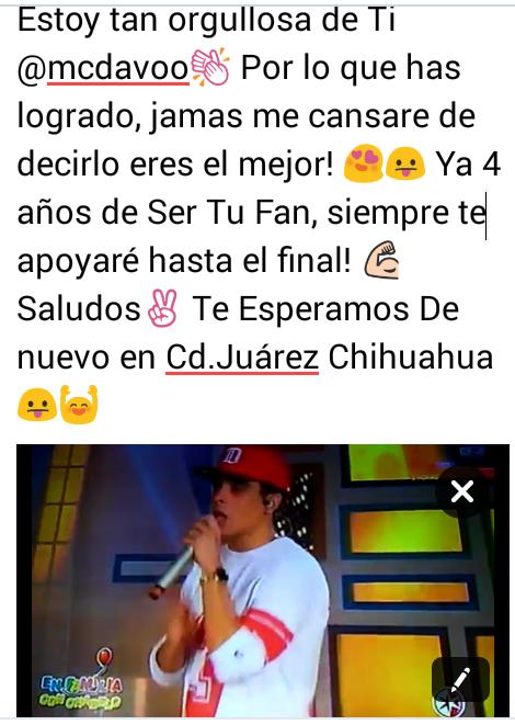 jocelyna182's tweet photo. #EnFamiliaConChabelo 😄 Te Vi @mcdavoo Eres el Mejor, Te amo Sin Jotear 💪 Hace tanto que no veía #Chabelo  😂😄😛 https://t.co/e6cSXjEWcI