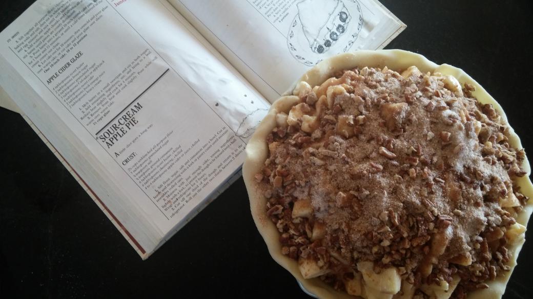 Sour Cream Apple Pie.  Perfect for fall and friends