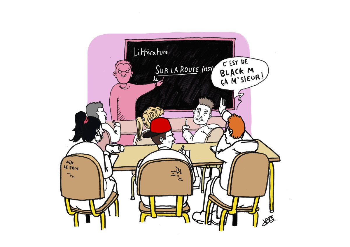Slapzine's tweet photo. [Témoignage] L'expérience d'un jeune prof parachuté en banlieue. Tome1 : La rentrée.
>> https://t.co/eiS69JUrqi https://t.co/THXAraWETy