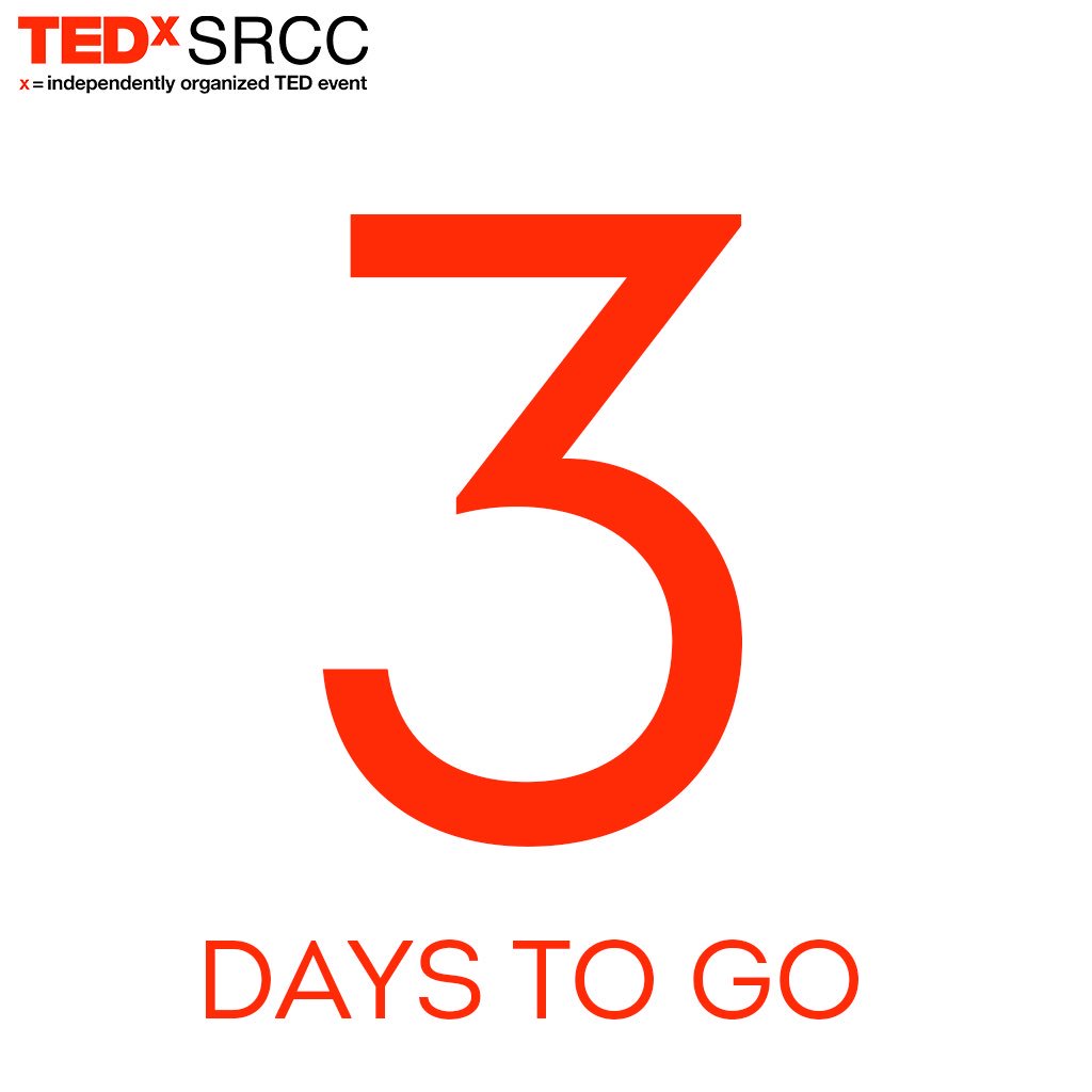 tedxsrcc's tweet photo. TEDxSRCC is all set to embark on its journey of spreading ideas and inspiring people. See you at Alliance Francaise! https://t.co/KyX2gnimBk