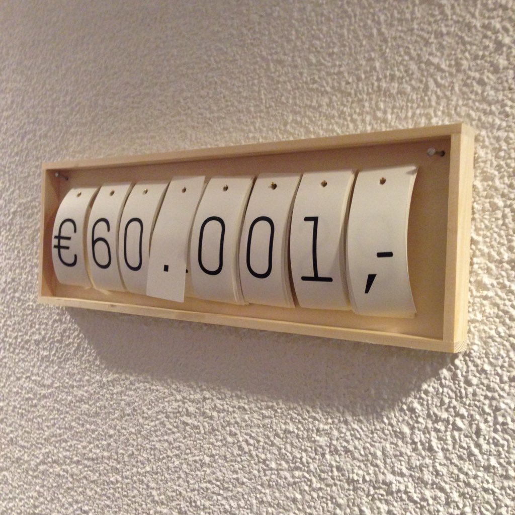 En de dames van Atelier NL hebben het gehaald!!!!!! #kogeldoordekerk #crowdfunding #robheid