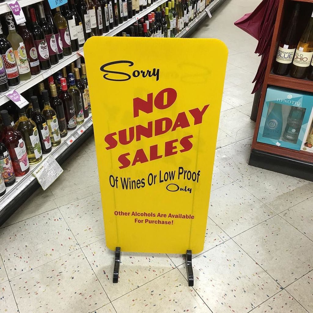 DaWinemaker's tweet photo. In Ohio, can't buy wine on Sunday but can buy hard liquor. What's up with that? https://t.co/NLlQt4do3f https://t.co/Ao2vIEQ2aD