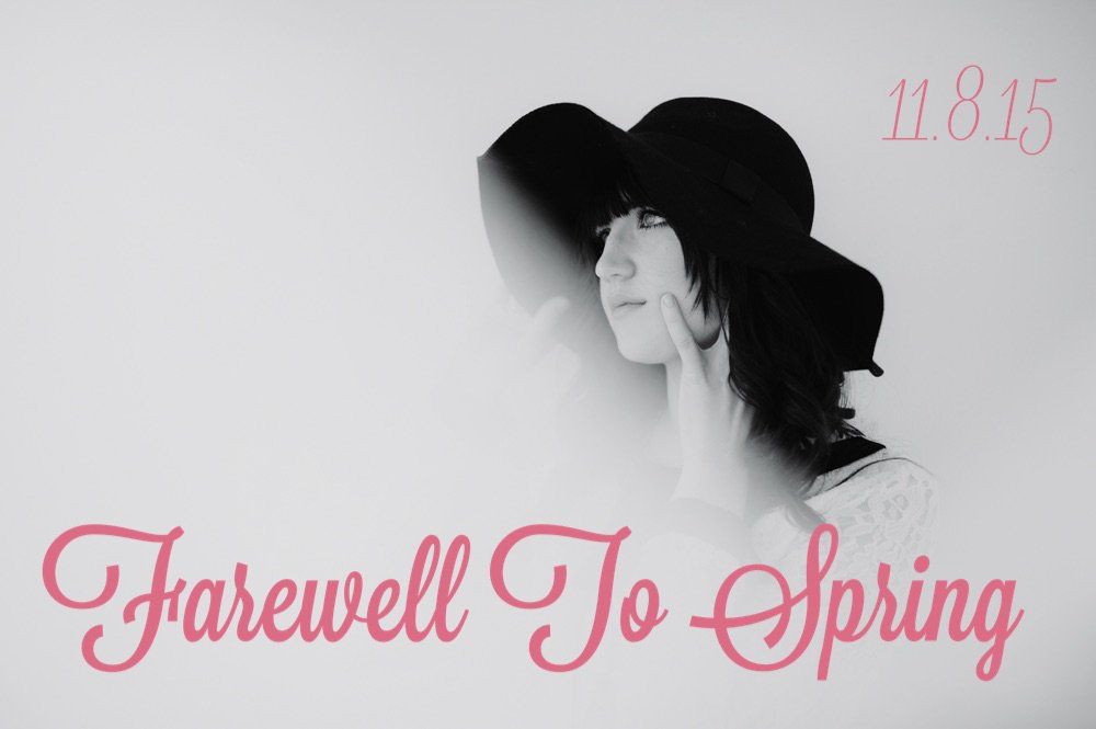 Two weeks from today. #farewelltospring Release party at the Seamonster!!