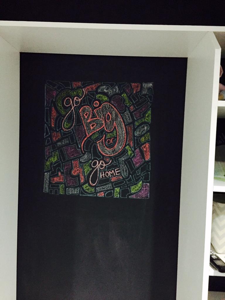 ArroCreative's tweet image. Chana spending her Sunday on her sons chalkboard.
#arrowliving #livinginspired