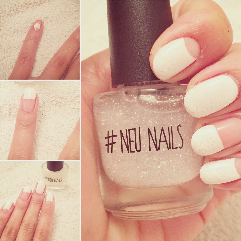 NeuNails's tweet photo. Quick and easy design with a sparkle #neunails #nailart #nails  #naildesign https://t.co/pE38km6Tcc
