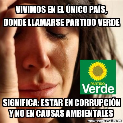NoMasDeLoMismo5's tweet photo. @PartidoVerdeCoL Literalmente, tienen un nombre usado más en corrupción que en su verdadero enfoque #DobleMoral https://t.co/gMDzo0qBdS