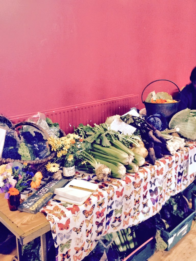 Lovely display @MoyHillCommunityGarden #burrenFoodFayre #Lisdoonvarna