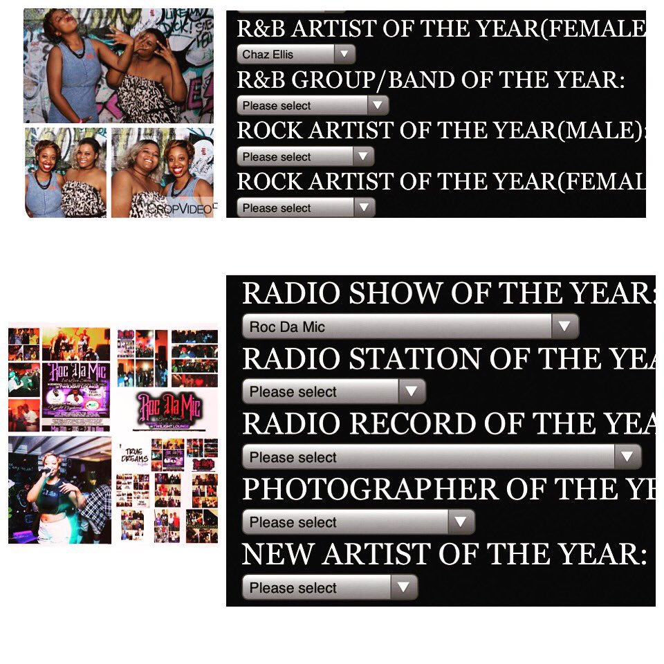 KiDeMo_Radio's tweet photo. Starting TOMORROW!! Be sure to vote for "Roc Da Mic" &amp; Chaz Ellis on https://t.co/HNC6N0rLVP !! https://t.co/God5dwhUVQ